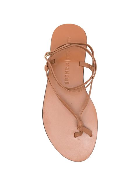 Manebi knotted strap sandals - Brown