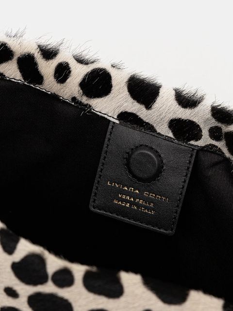 Liviana Conti torebka skórzana kolor czarny A5WA10