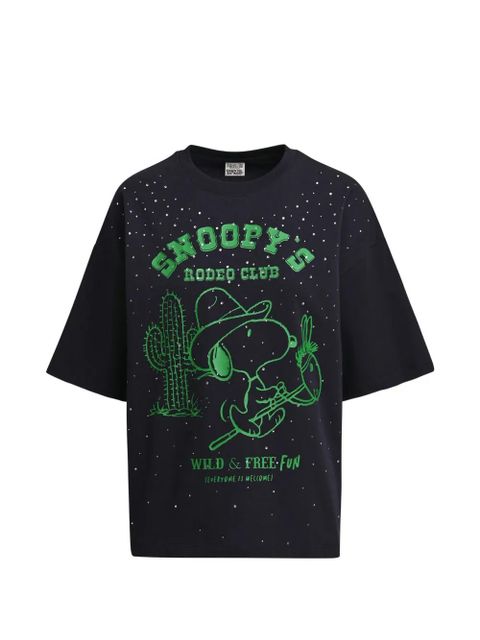 Essentiel Antwerp x Peanuts Snoopy-print T-shirt - Blue - zdjęcie produktu nr 1