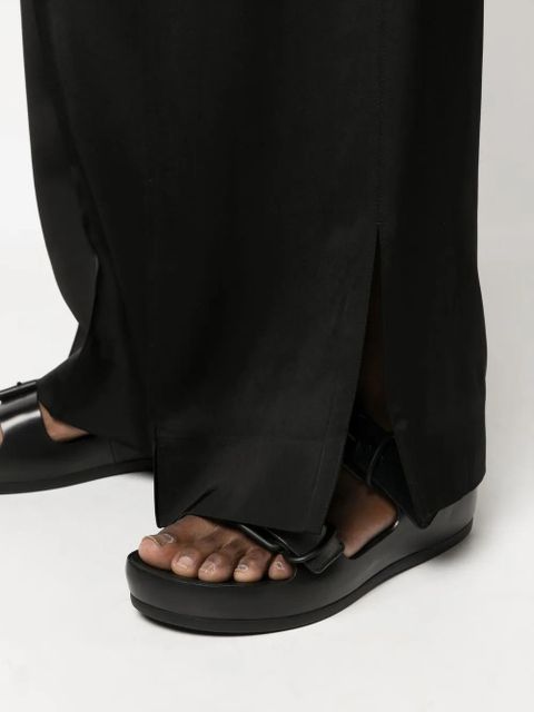 Jil Sander pressed-crease palazzo pants - Black