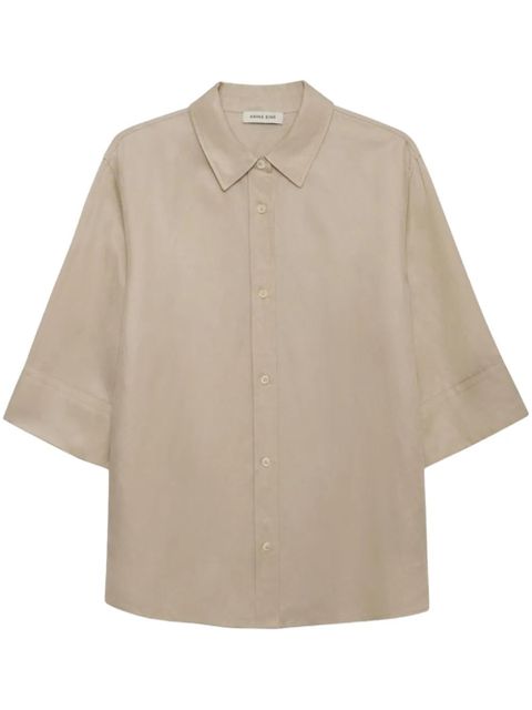ANINE BING Mary shirt - Neutrals - zdjęcie produktu nr 1