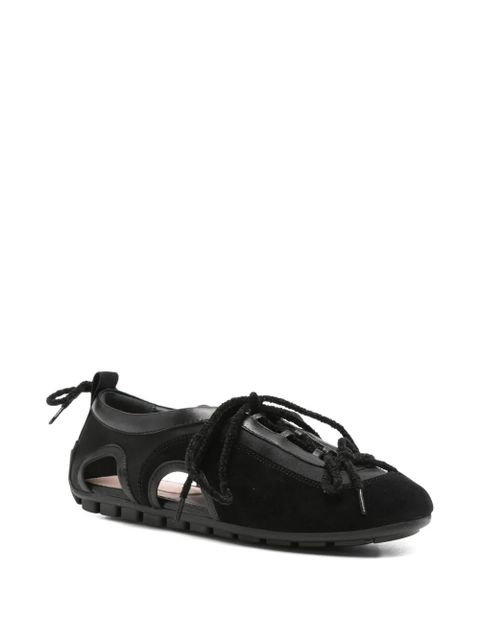 Simone Rocha cutout lace-up sneakers - Black - zdjęcie produktu nr 2