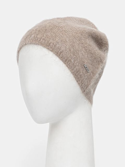 BOSS czapka kaszmirowa kolor beżowy 50545792 - zdjęcie produktu nr 2