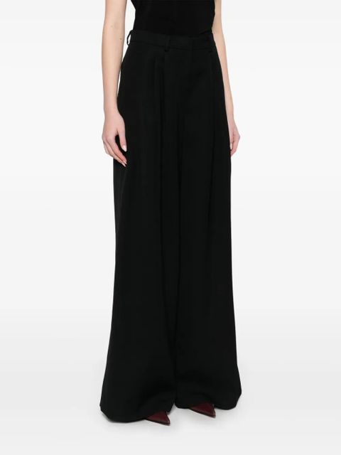 Magda Butrym pleat-detail trousers - Black