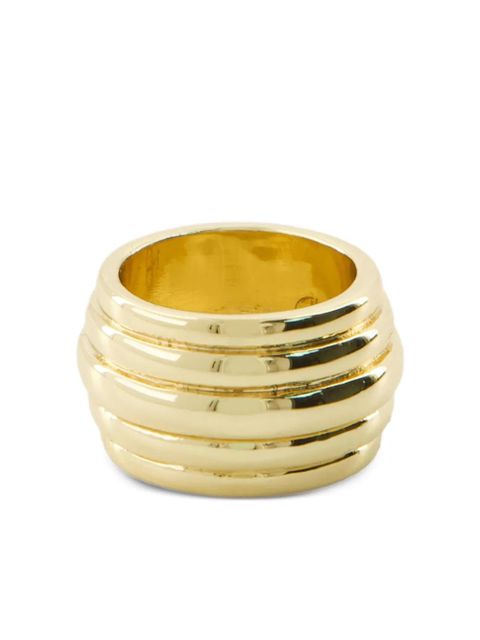 ANINE BING ribbed gold ring - zdjęcie produktu nr 1
