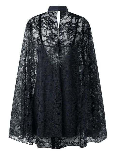 PINKO high-neck lace dress - Black - zdjęcie produktu nr 2
