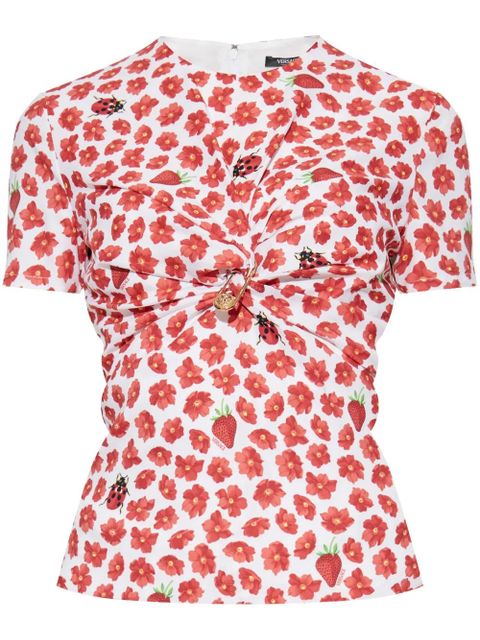Versace Strawberry Garden gathered top - zdjęcie produktu nr 1