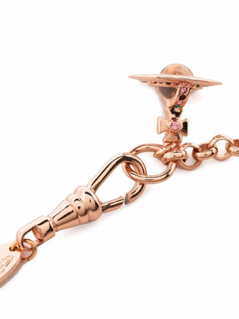 Vivienne Westwood Orb pendant bracelet - Pink