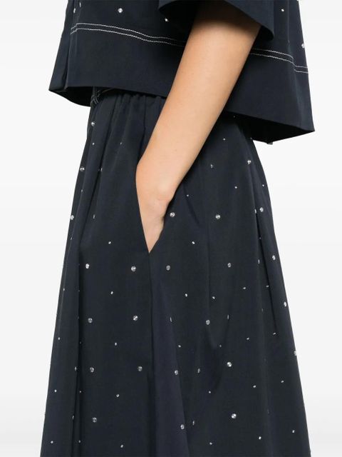 Maje straight skirt - Blue