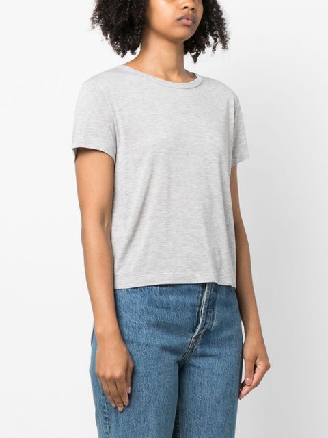 AGOLDE Adine Shrunken cropped T-shirt - Grey