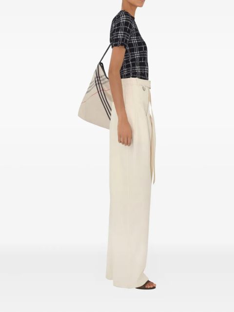 Burberry gabardine belted trousers - Neutrals - zdjęcie produktu nr 2