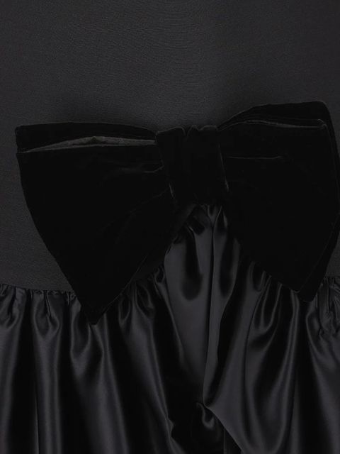 Valentino Garavani crepe couture short dress - Black