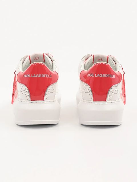 Karl Lagerfeld sneakersy skórzane KAPRI NFT damskie kolor biały KL62522 - zdjęcie produktu nr 2