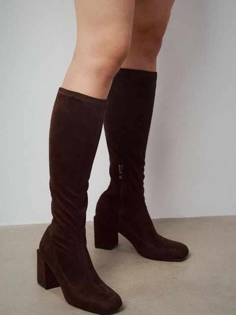 Medicine kozaki damskie kolor brązowy na słupku - zdjęcie produktu nr 1