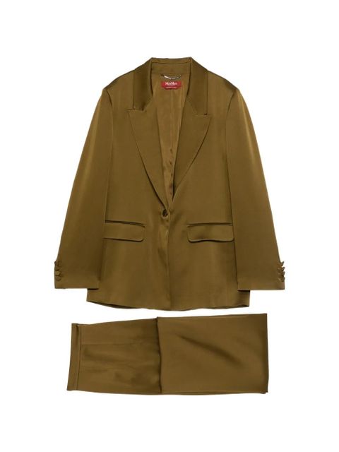 Max Mara single-breasted suit - Green - zdjęcie produktu nr 1