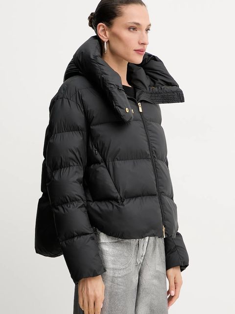 Pinko kurtka kolor czarny zimowa oversize 101602 A2P6