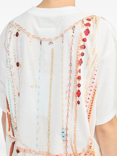 MM6 Maison Margiela jersey T-shirt - White