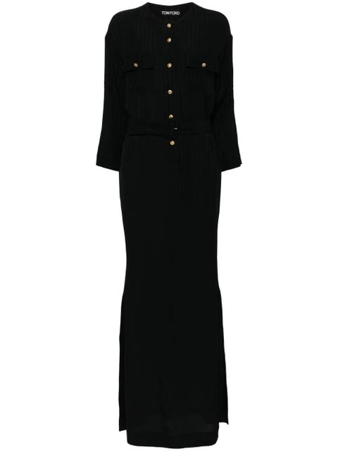 TOM FORD all-over graphic print dress - Black - zdjęcie produktu nr 1