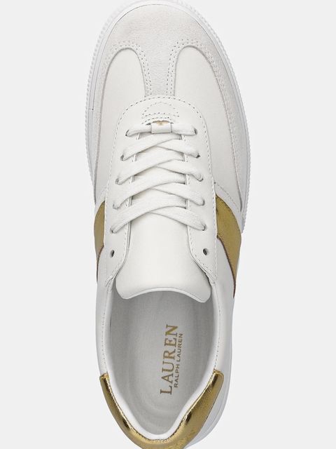 Lauren Ralph Lauren sneakersy skórzane Braylee damskie kolor biały 802P04420001