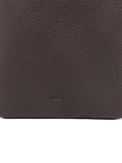 The Attico strapless embellished-hem mini dress - Black