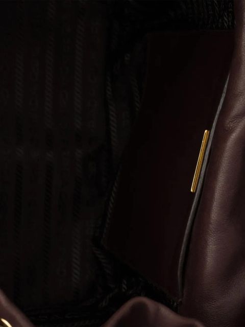 Prada medium Explore leather backpack - Brown