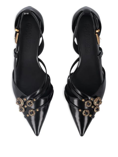 PINKO strap-detail pumps - Black