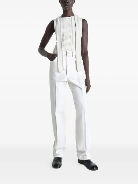 LEMAIRE belt-loop pocket jeans - White - zdjęcie produktu nr 2