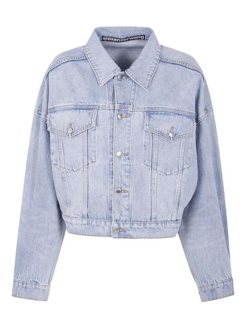 Alexander Wang light-wash denim jacket - Blue - zdjęcie produktu nr 1