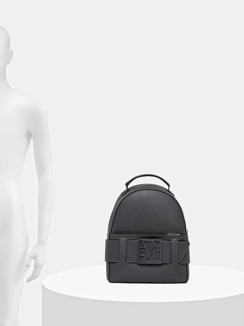 Armani Exchange plecak damski kolor niebieski mały gładki XW001204 AF13672