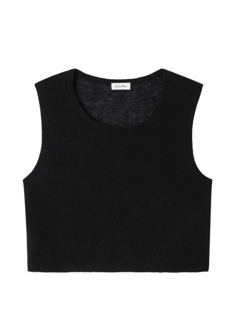 American Vintage Dumy cropped top - Black - zdjęcie produktu nr 1