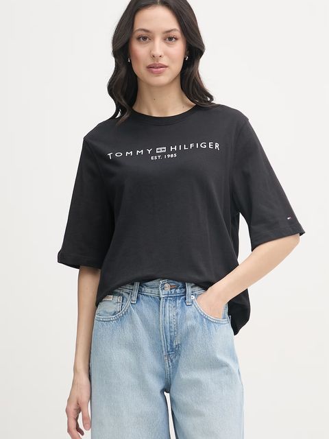 Tommy Hilfiger t-shirt damski bawełniany - zdjęcie produktu nr 2