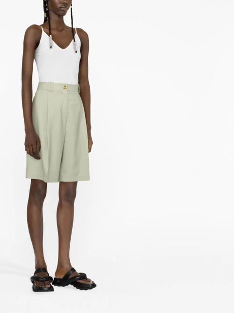 Jil Sander V-neck plain tank top - White