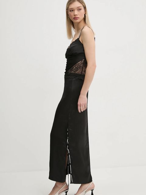 Karl Lagerfeld Jeans spódnica kolor czarny maxi ołówkowa A1W12010 - zdjęcie produktu nr 2