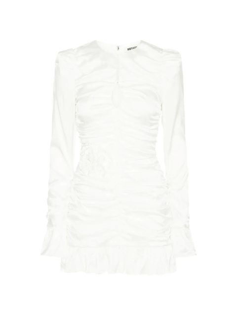 ROTATE BIRGER CHRISTENSEN flower ruffled mini dress - White - zdjęcie produktu nr 1