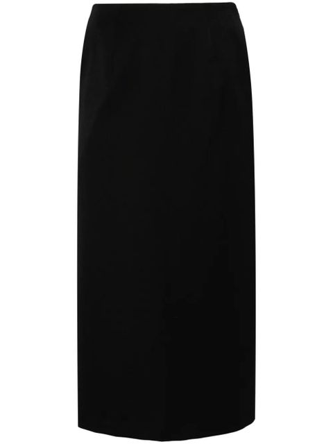 Simone Rocha flap-detail midi skirt - Black - zdjęcie produktu nr 1