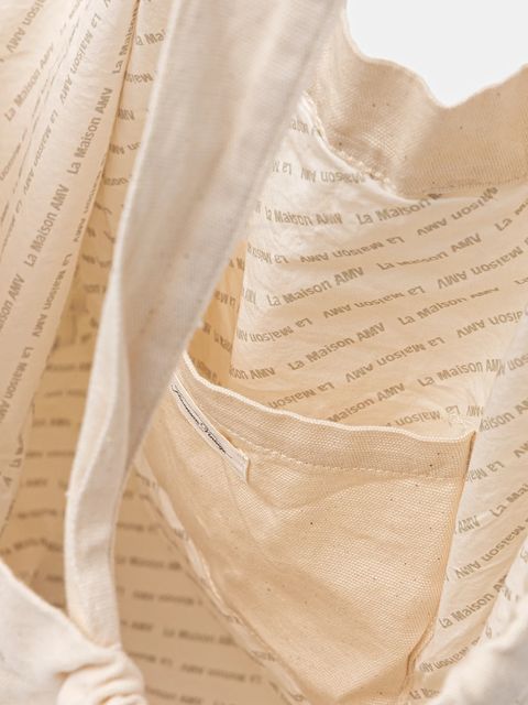 American Vintage torebka bawełniana kolor beżowy LYC26B