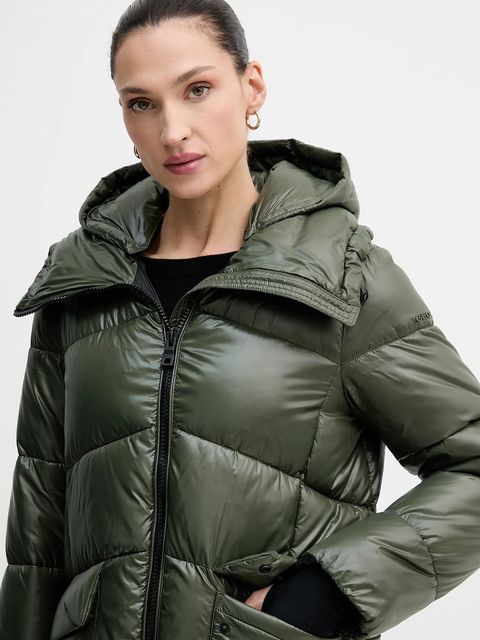 Geox kurtka SERILDA kolor zielony zimowa W5628G T3121