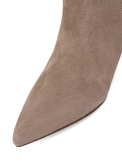 Lauren Ralph Lauren pointed-toe zip boots - Neutrals