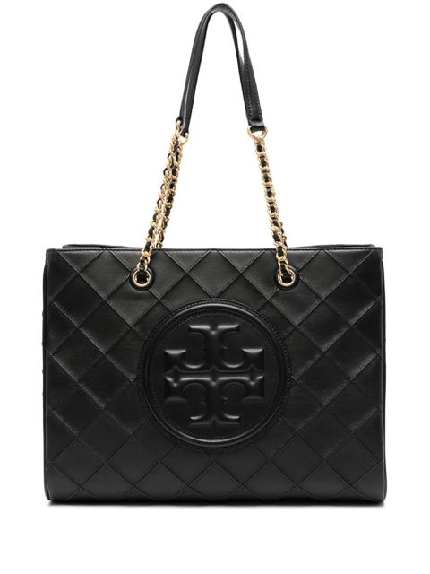 Tory Burch Fleming Soft chain tote bag - Black - zdjęcie produktu nr 1