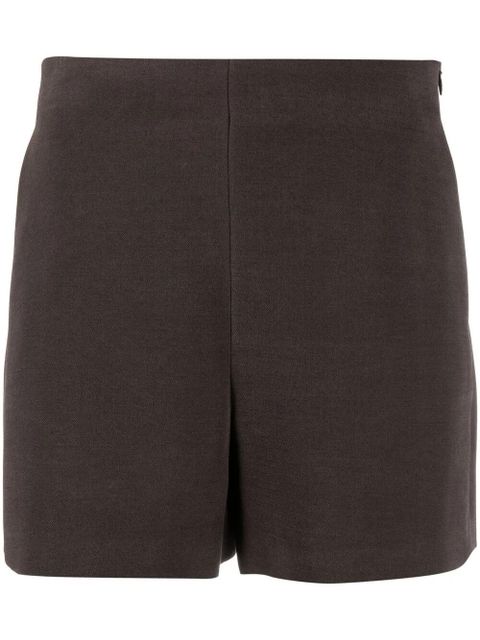 Valentino Garavani high-waisted knitted shorts - Brown - zdjęcie produktu nr 1