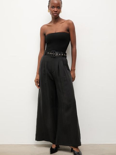 Answear.LAB spodnie damskie z lyocellem - zdjęcie produktu nr 1