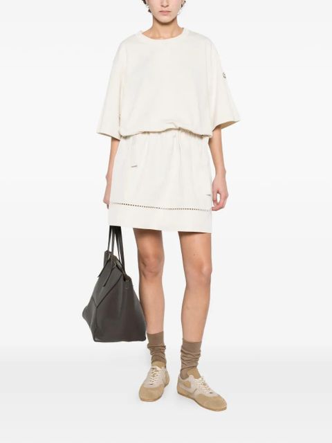 Moncler drawstring perforated mini dress - Neutrals - zdjęcie produktu nr 2