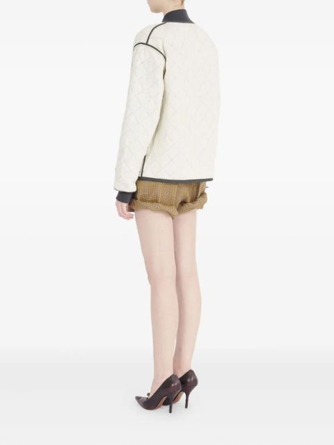 Maison Margiela quilted bomber jacket - White