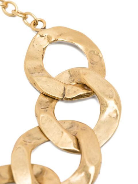 Cult Gaia Ambos hammered chain necklace - Gold