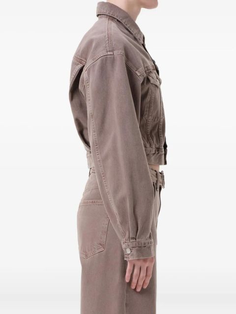 AGOLDE Radley buttoned jacket - Brown