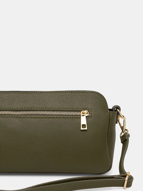 Answear.LAB torebka skórzana kolor zielony