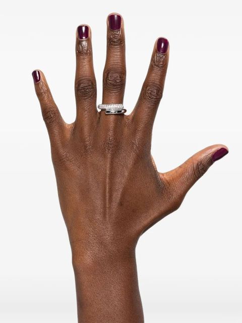 Swarovski Dextera crystal-embellished ring - Silver - zdjęcie produktu nr 2