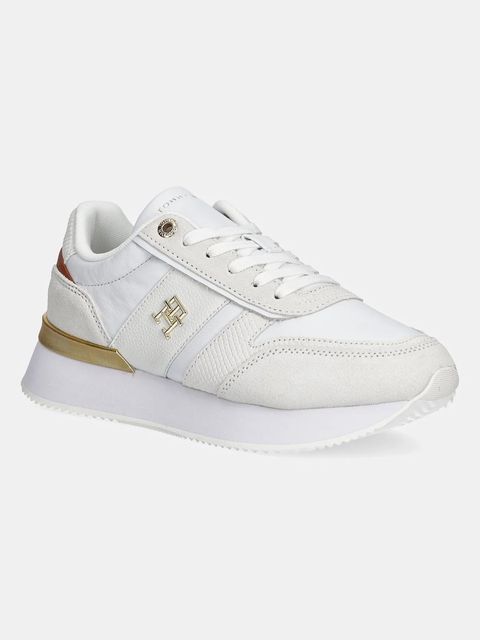 Tommy Hilfiger sneakersy skórzane TH FASHION RUNNER - zdjęcie produktu nr 1