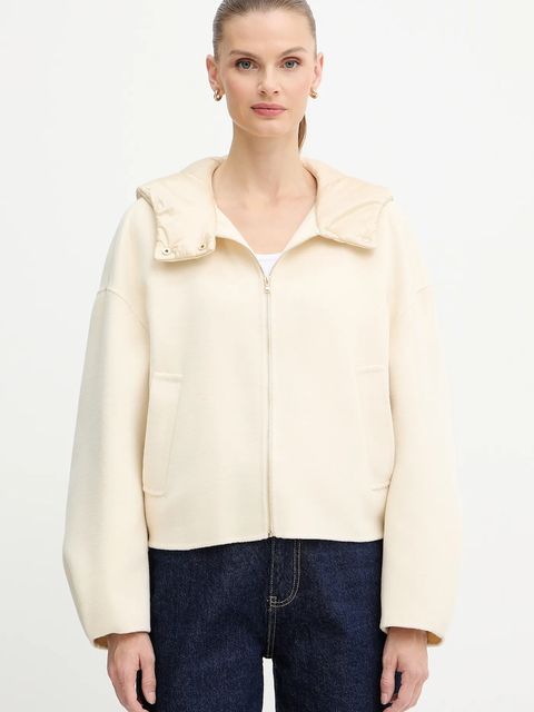 Marella kurtka Emme by Marella kolor beżowy przejściowa 2525086021200 - zdjęcie produktu nr 1