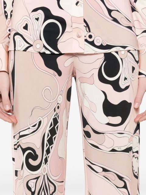 PUCCI Orchidee Mykonos trousers - Neutrals